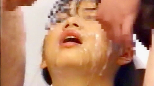 Seductive Nurse Gets Covered in Cum During Naughty Bukkake