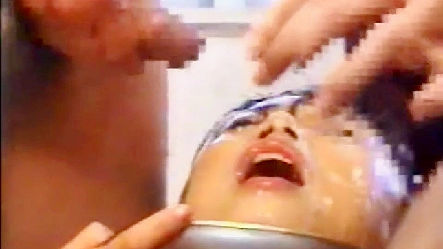 Seductive Nurse Gets Covered in Cum During Naughty Bukkake