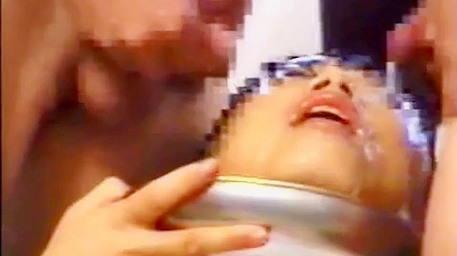 Seductive Nurse Gets Covered in Cum During Naughty Bukkake