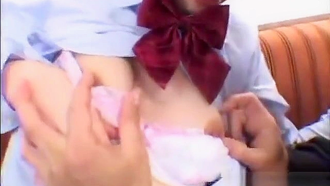 Naughty Schoolgirl 18+ Unleashes Lust in Steamy Bukkake Orgy