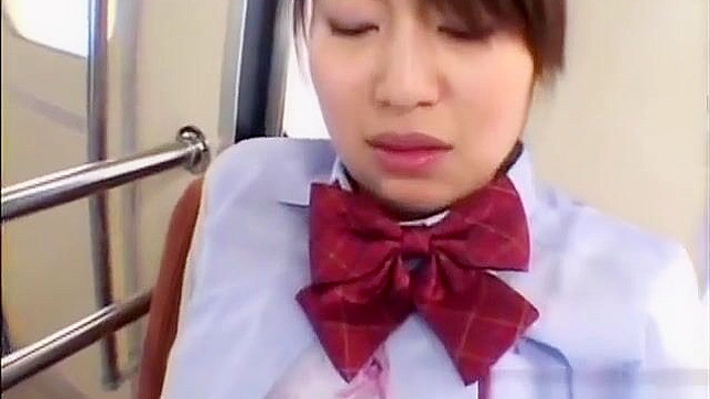 Naughty Schoolgirl 18+ Unleashes Lust in Steamy Bukkake Orgy