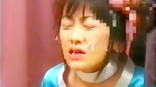 Enchanting JAV Star Seduces Men with Her Mesmerizing Bukkake Skills