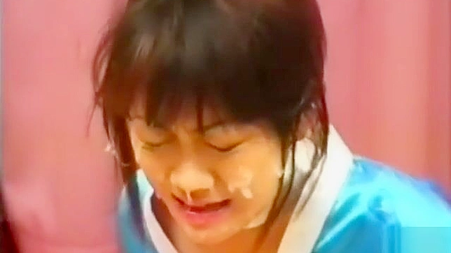 Enchanting JAV Star Seduces Men with Her Mesmerizing Bukkake Skills