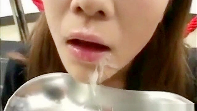 Sensuous Japanese Babe Takes Loads Of Cum In Her Mouth