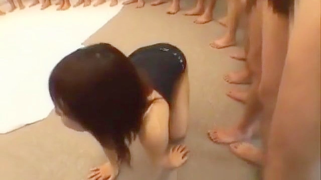 Japanese Babe Takes Multiple Loads In Her Mouth For Bukkake Bliss