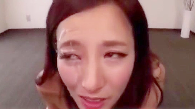 Hot Japanese Beauty Covered in Semen - Must Watch Now!