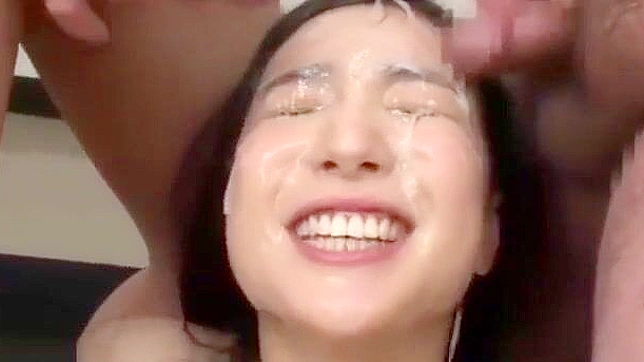 Exotic MILF Takes Loads During Seductive JAV Bukkake Orgy