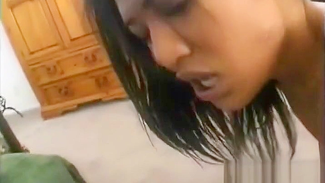 Luscious Japanese Babe Devours Cock & Cums Messily!