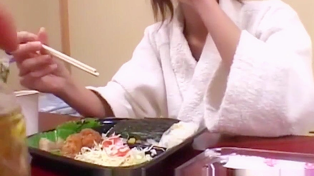 Hot Cum & Sushi Date With Seductive 18-Year-Old JAV Starlet