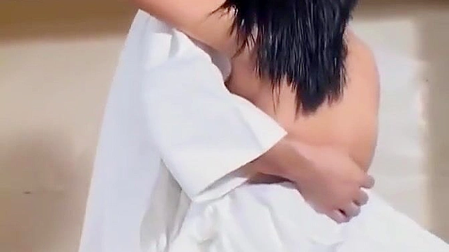 Lustful Jav Star Gives Irresistible Blowjob Before Bukkake Orgy