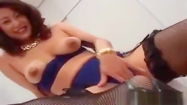 Seductive Japanese Beauty Teases In Sexy Lingerie Closeup