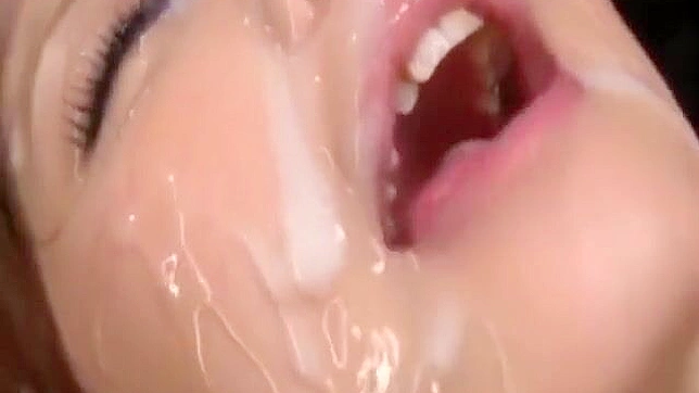 Bold Japanese Babe Takes Loads In Her Mouth During Wild Bukkake