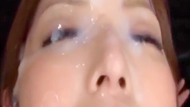 Bold Japanese Babe Takes Loads In Her Mouth During Wild Bukkake