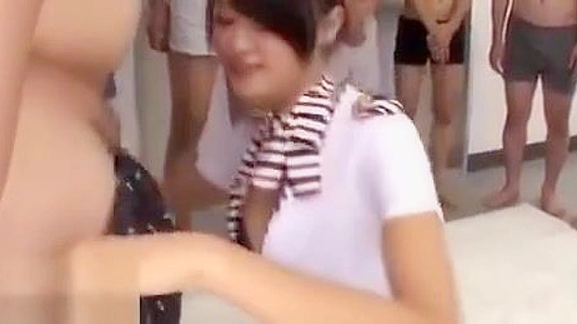 Bukkake Orgy With 5 Hot Japanese Babes & One Man