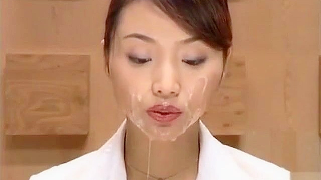 Luscious Jav Tv Announcer Gets Cum-Filled In Exciting Bukkake Fantasies