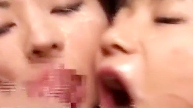 Hot Jav Beauties Enjoy Sticky Facial Fromhorn Sexy Asianslesbs