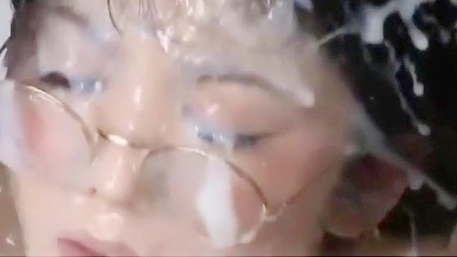 Lustful Japanese Glasses Goddess Sucks Cum For Her Perfect Orgasm