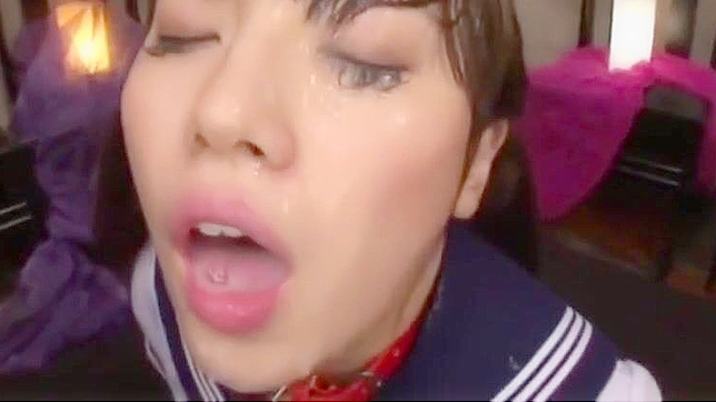 Seductive Japanese Goddess Takes On Epic Facial Orgasms