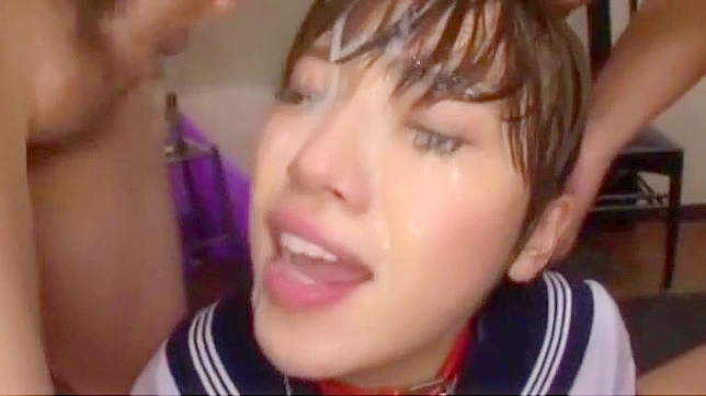 Seductive Japanese Goddess Takes On Epic Facial Orgasms