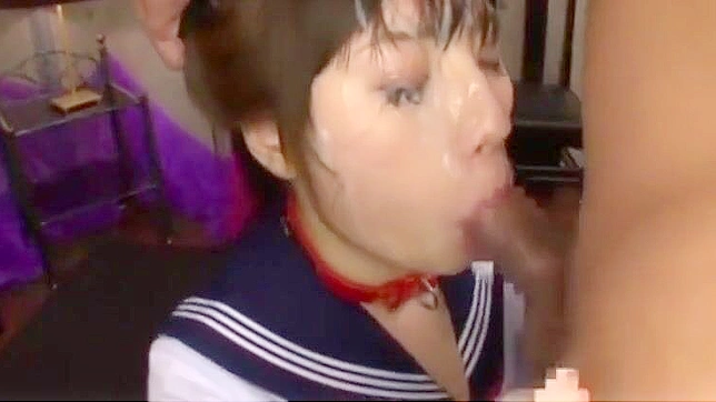 Seductive Japanese Goddess Takes On Epic Facial Orgasms