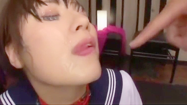 Seductive Japanese Goddess Takes On Epic Facial Orgasms