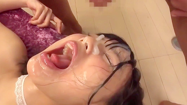 Sexy Cutie Receives Bukkake Pleasures In Erotic Japanese Scene
