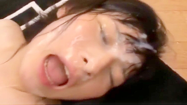 Hot Japanese Babe Ryouko Devours Cum In A Fiery Bukkake Orgy