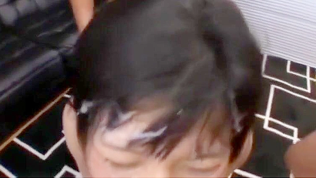 Hot Japanese Babe Ryouko Devours Cum In A Fiery Bukkake Orgy