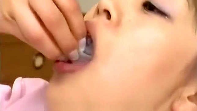 Seductive Japanese Babe Enjoys Hot Bukkake Action In Bed