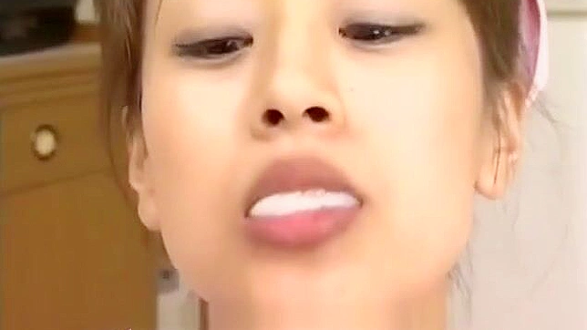 Seductive Japanese Babe Enjoys Hot Bukkake Action In Bed