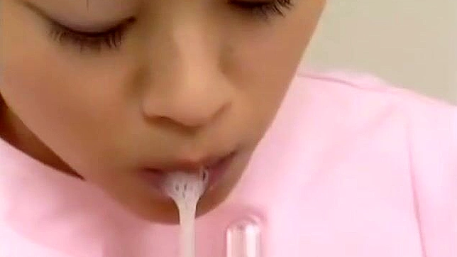 Seductive Japanese Babe Enjoys Hot Bukkake Action In Bed