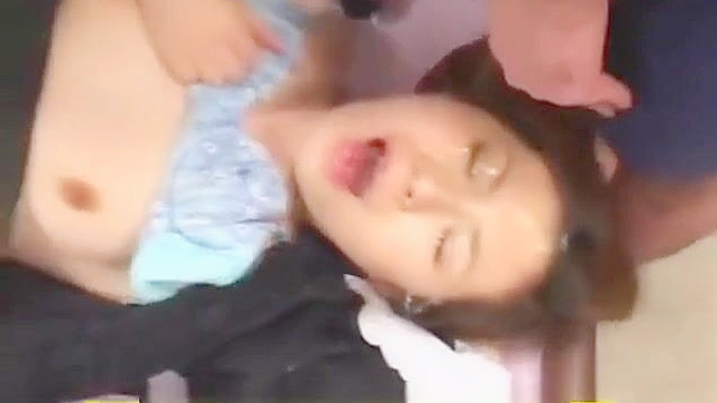 Japanese Temptation Gets Drenched In Semen During Wild Bukkake