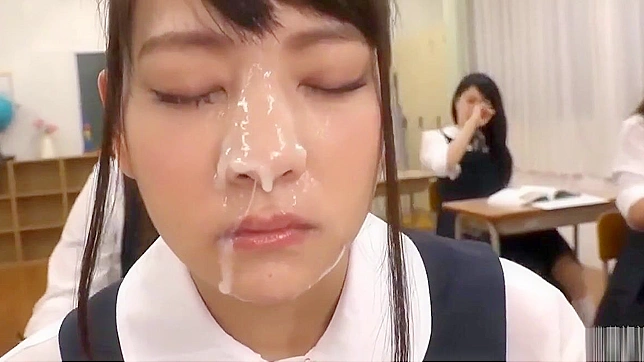 Luscious Jav Star Takes Multiple Loads In Her Sexy Bukkake Showdown