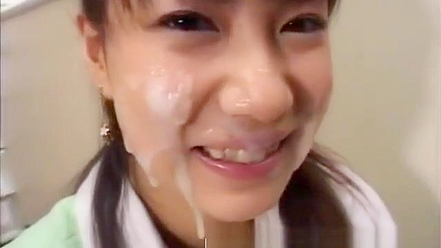 Luscious Japanese Babe Craves Bukkake & Facial Orgasms