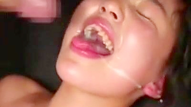 Exotic Jav Star Takes Big Cock & Gets Messy Facial