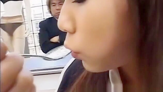 Seductive Japanese Teen 18+ In Pantyhose Loves Cum-Eating & Hardcore Blowjob