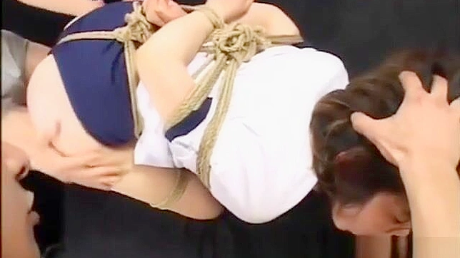 Sweet Asian Teen 18+ Gets Tied Up & Fucked by Multiple Guys Hardly