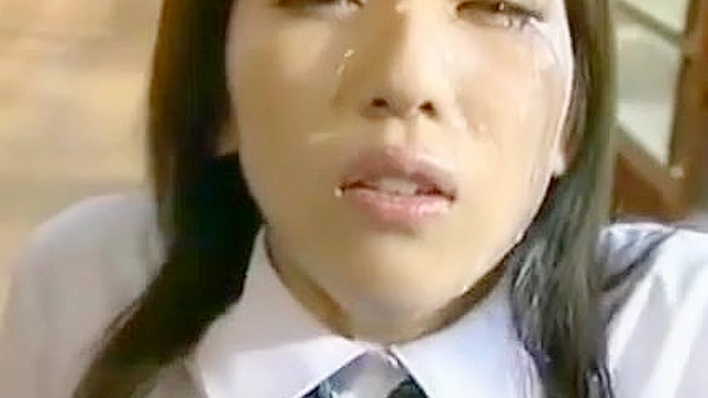 Hot Japanese Goddess Drenched In Cum During Wild Bukkake Orgy