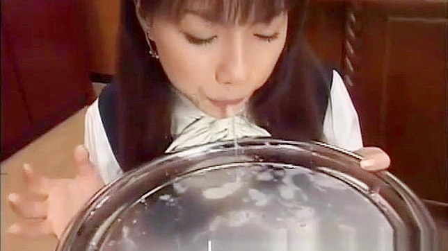 Luscious Jav Rookie Takes Massive Load & Gulps It Down Thirstily