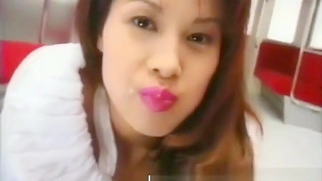 Seductive Asian Coed Drinks Cum & Takes Raw Bukkake Loads