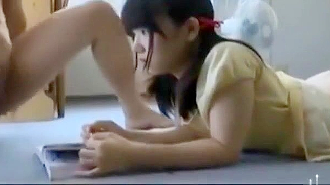 Alluring Japanese Beauties Enjoying Hot Bukkake Action