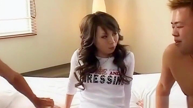 Sizzling Jav Diva Yuu Engages In Hot Threesome Action