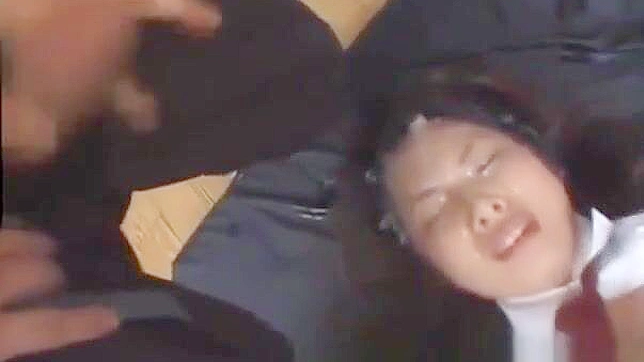 Hot Japanese Teen 18+ Gets Bukkaked & Facialed by Gangbang Crew