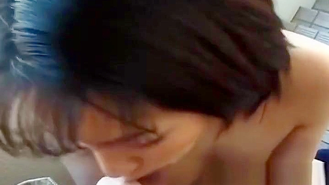 Hot Japanese Babe Expertly Sucks Cock Before Riding It Hard