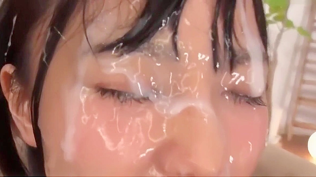 Seductive Japanese Goddess Gets Covered In Cum During Hot Bukkake