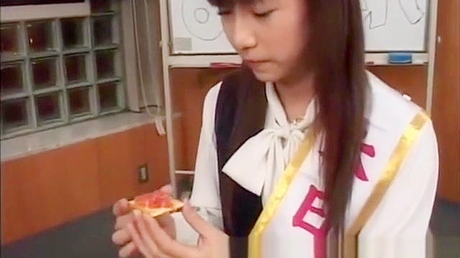 Real Amateur Asian Teen 18+ Gets Naked & Eats Cum During Hot Group Sex