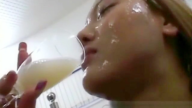 Hot Japanese Babe Gets Drenched In Semen During Steamy Group Sex