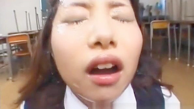Japanese Teen 18+ Seduces Men With Her Irresistible Bukkake Skills