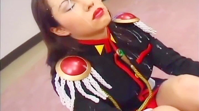 Irresistible Japanese Gem Facesplattered With Sticky Cumshots
