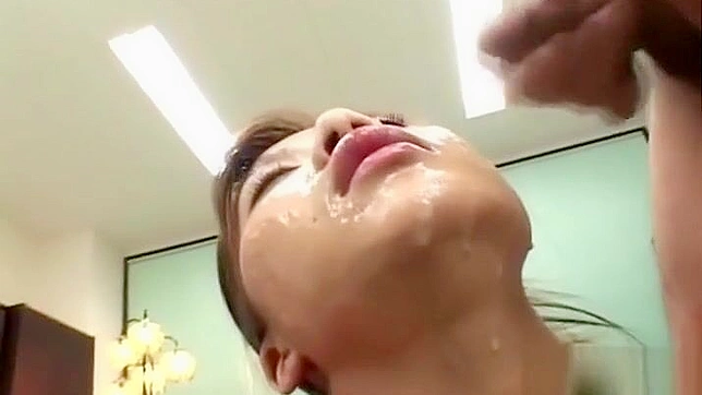Sultry Jav Star Gets Drenched In Cum During Hot Bukkake Bash